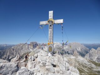 La croce di vetta.