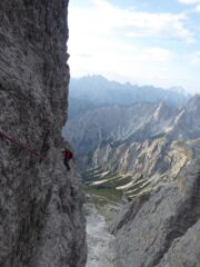 Ancora sul traverso.