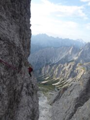 Ancora sul traverso.