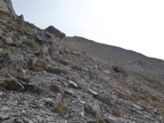Ultimo tratto di cresta, il più facile, ormai in vista della Cima.