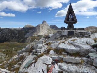 Rocca La Meja vista dalla Cappella degli Alpini.
