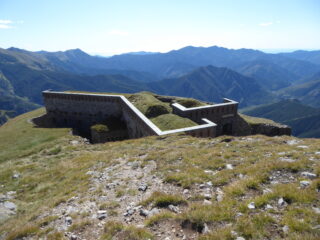 forte Pepino arrivando dalla cima omonima