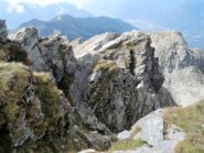 Cresta Sud-Ovest vista dalla cima
