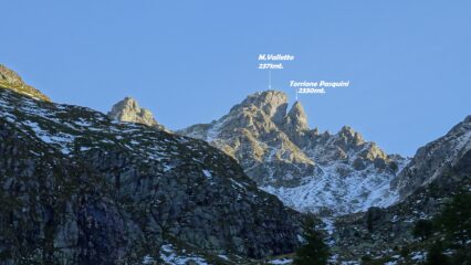 Zoomata dalla Casera Valletto sul monte omonimo. 