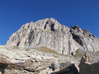la parete in fase di avvicinamento..