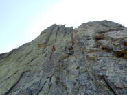 prima parte caratterizzata da grandi placconate sul versante nord ovest