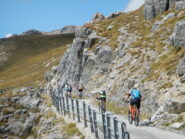 in discesa dal Colle Fauniera