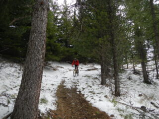 parte iniziale della discesa