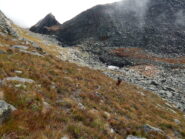 Pendii sotto la vetta