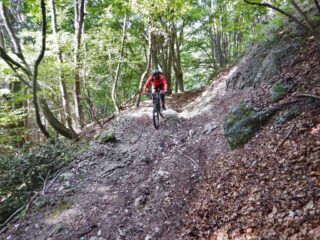 Sul tratto finale del Chamin Rabest