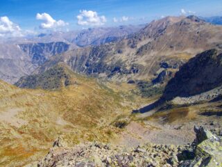 l'Alto Vallone di Tesina ,dalle Rocche Saboulè