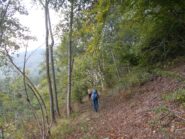 un tratto del sentiero verso  Mad.del Colletto