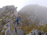 ultime roccette prima della cima