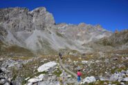A sinistra il monte Baueria e in fondo il gruppo del Brec de Chambeyron