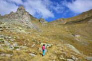 Verso il Colle di Stau
