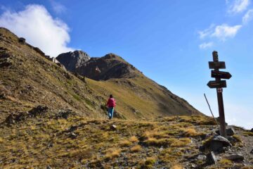 Colle di Stau e cresta di salita