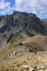 Discesa verso il Colle di Stau