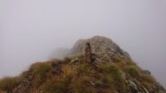 Omino di vetta del Monte Seriola