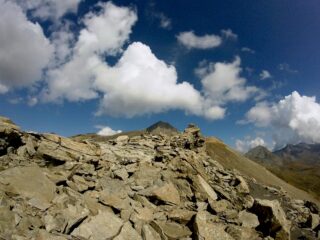 la cima vista dal colle Invergneux