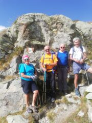 Al colle Loozoney con gli amici di Biella