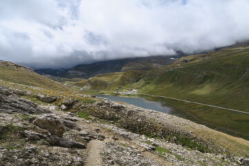risalendo verso il Colle di Punta Fourà