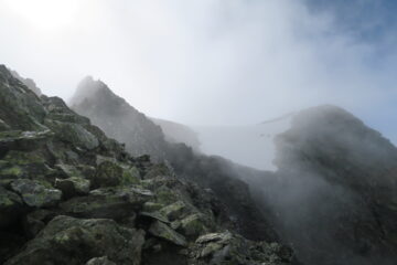 le 2 punte con il nevaio che le collega