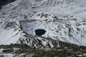 versante di discesa verso il rifugio
