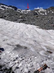 Inizio uso ramponi e vetta sul fondo