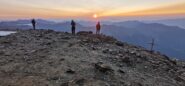prime luci del sole dal Rifugio Mantova