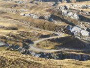 La sterrata per il Rif. Bertze