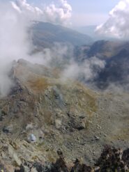 A perpendicolo sul rifugio