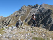 La cima, con sfondo M. Albrage e Freide