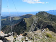 Dalla vetta verso la Beccas del Mezzodì