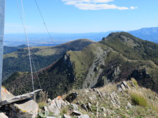 Dalla vetta verso la Beccas del Mezzodì