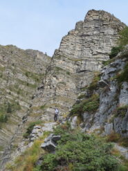 in salita con le Barricate davanti