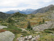 Discesa dal Colle Chardon.