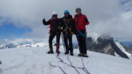 foto di gruppo in cima