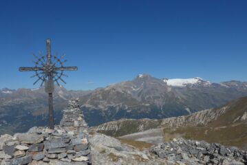 In vetta alla pointe de Bellecombe