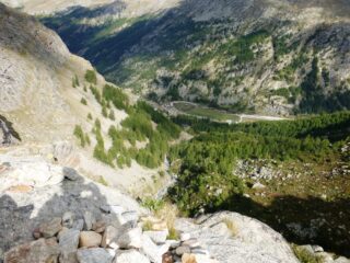 sguardo su Pont dalla croce di Arolley