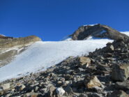 L'inizio del ghiacciaio.
