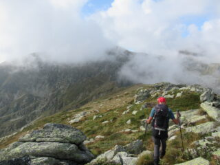 Verso il Pizzo da Cima Ruscarina.