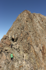 Cima Genova e la seconda metà di cresta. 