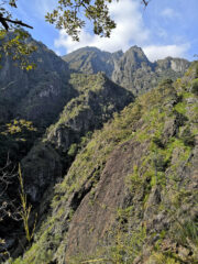 La parte alta della valle, dopo il guado dell'Arca
