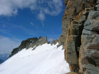 Il Gran Paradiso dalla fine della via