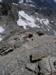 All'altezza del ghiacciaio dell'Ape