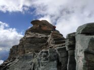 Albaron, Discesa dalla cresta 