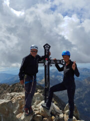 in vetta dopo la cavalcata