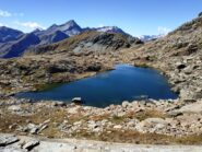 Laghi di Resy, primo obbiettivo della gita. Spicca sullo sfondo il Gran Tournalin.