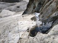 Ultimo tratto per accedere alla ferrata.