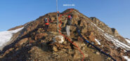 il breve itinerario di salita al Monte Vioz osservato dal Rifugio Mantova
